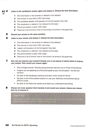 get ready for ielts speaking (kèm cd) - Ảnh 7