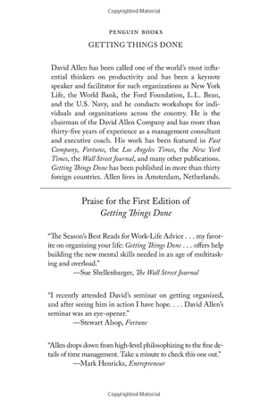 getting things done : the art of stress-free productivity - Ảnh 3