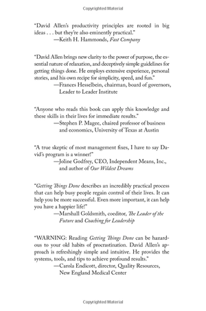 getting things done : the art of stress-free productivity - Ảnh 4