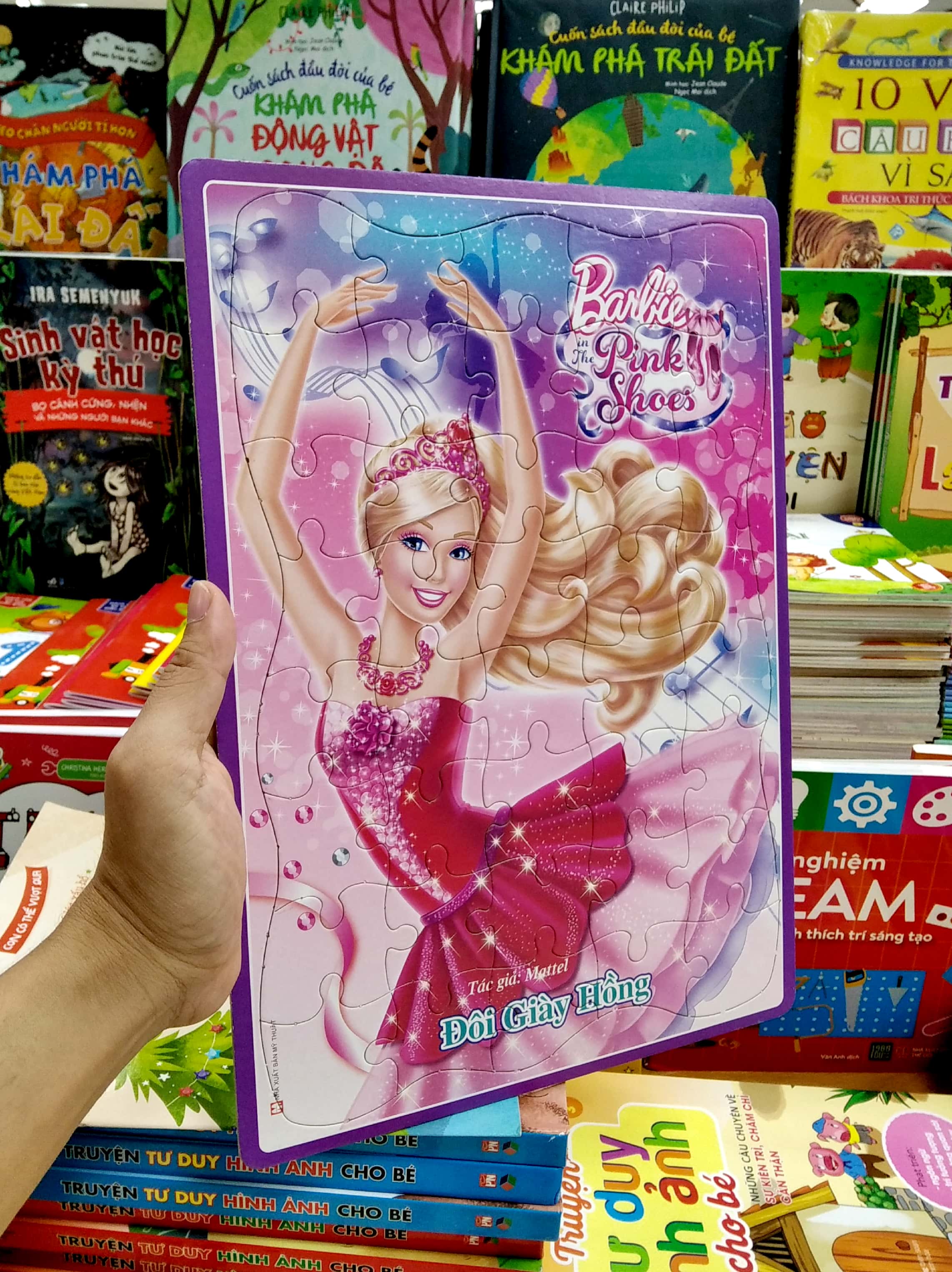 ghép hình - đôi giày hồng - Ảnh 4