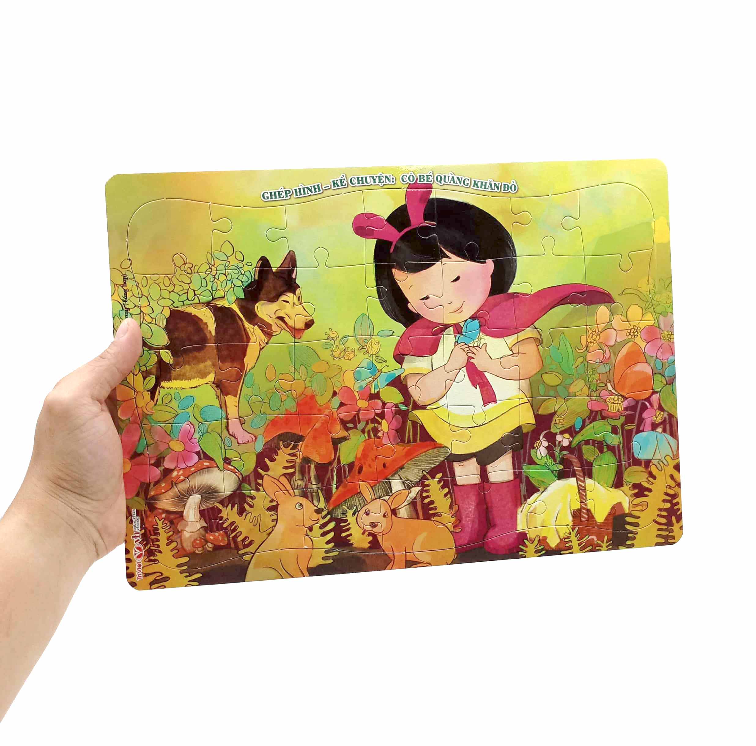 ghép hình - kể chuyện: cô bé quàng khăn đỏ - Ảnh 4