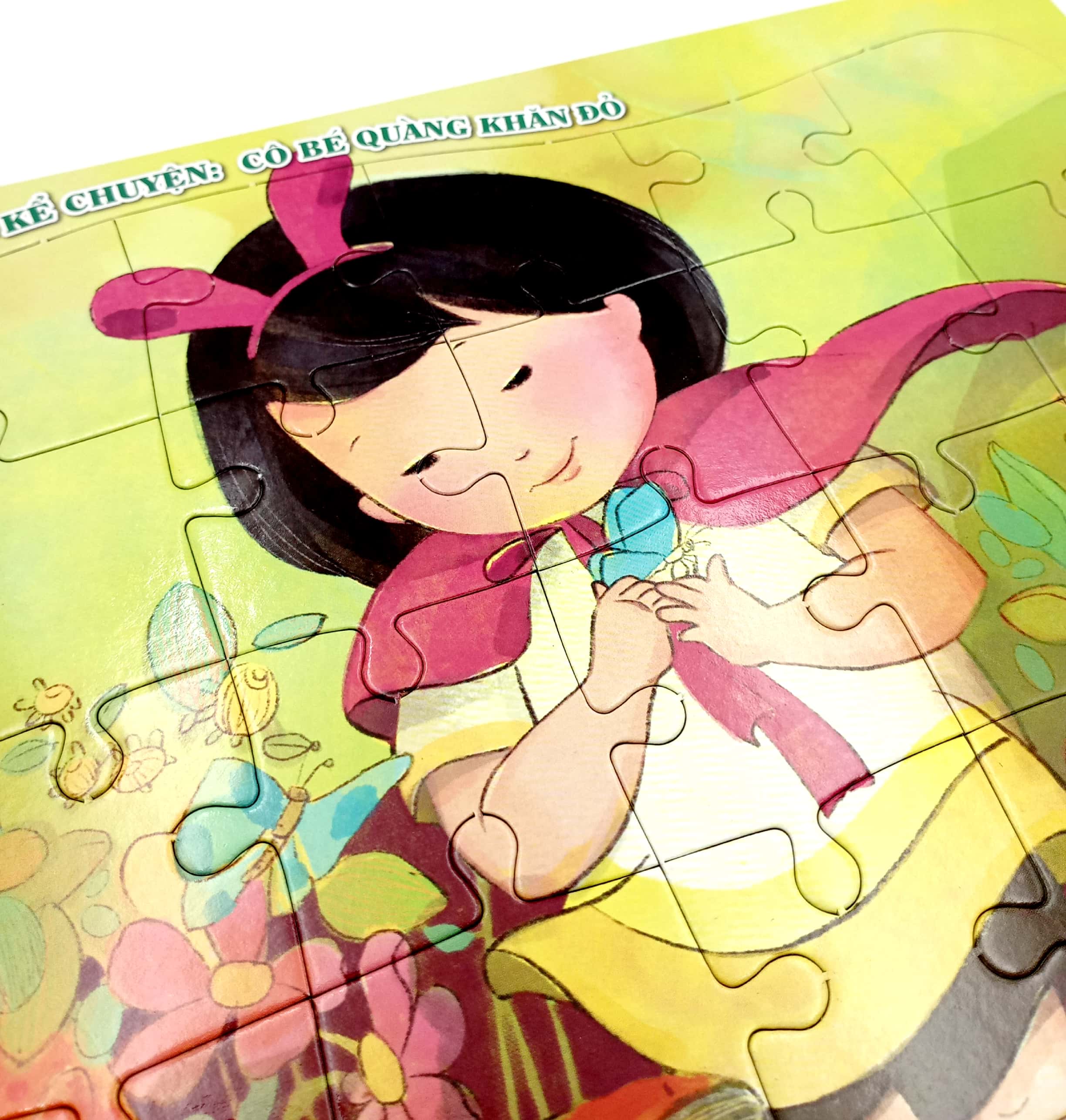 ghép hình - kể chuyện: cô bé quàng khăn đỏ - Ảnh 6