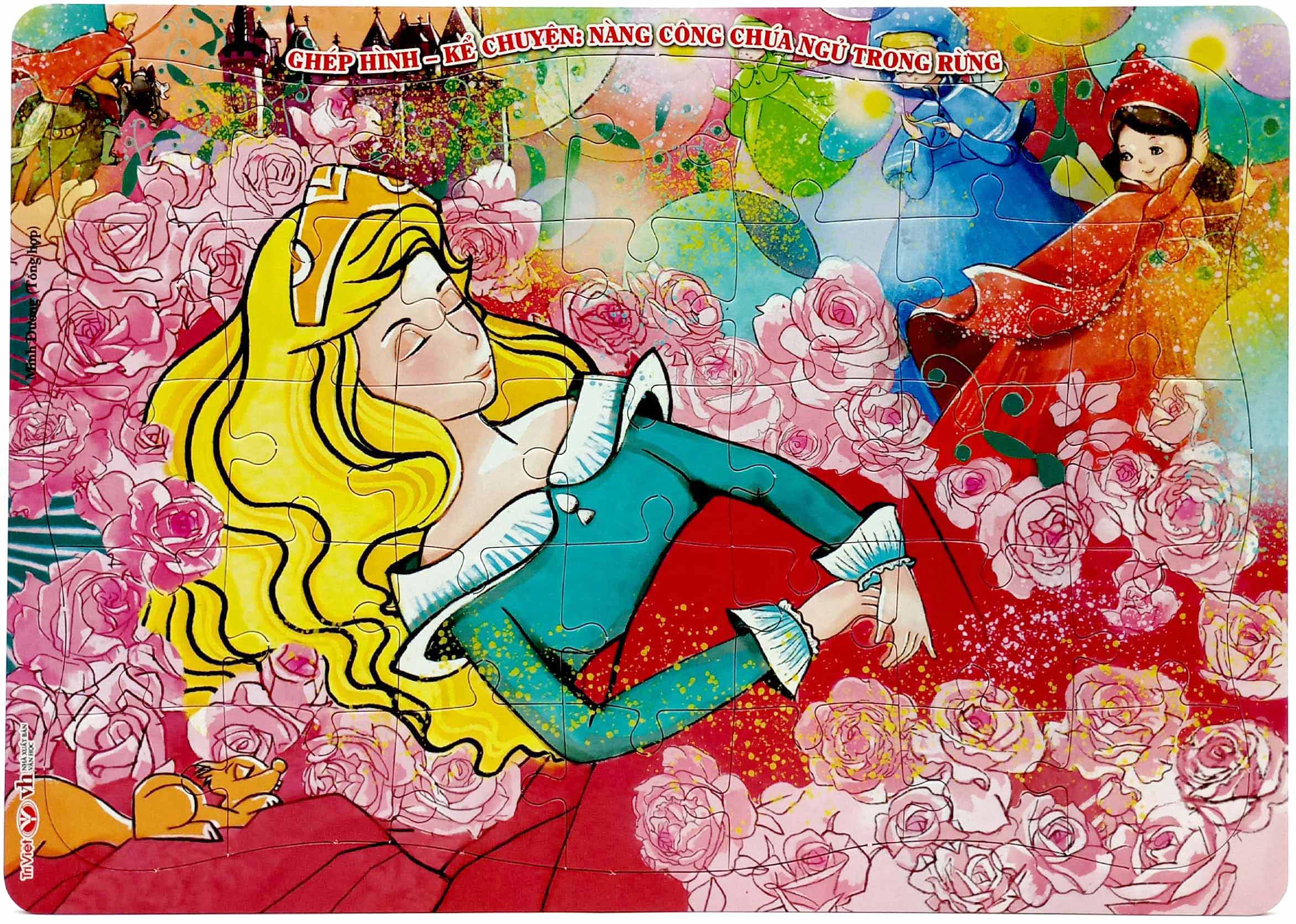 ghép hình - kể chuyện: nàng công chúa ngủ trong rừng - Ảnh 2