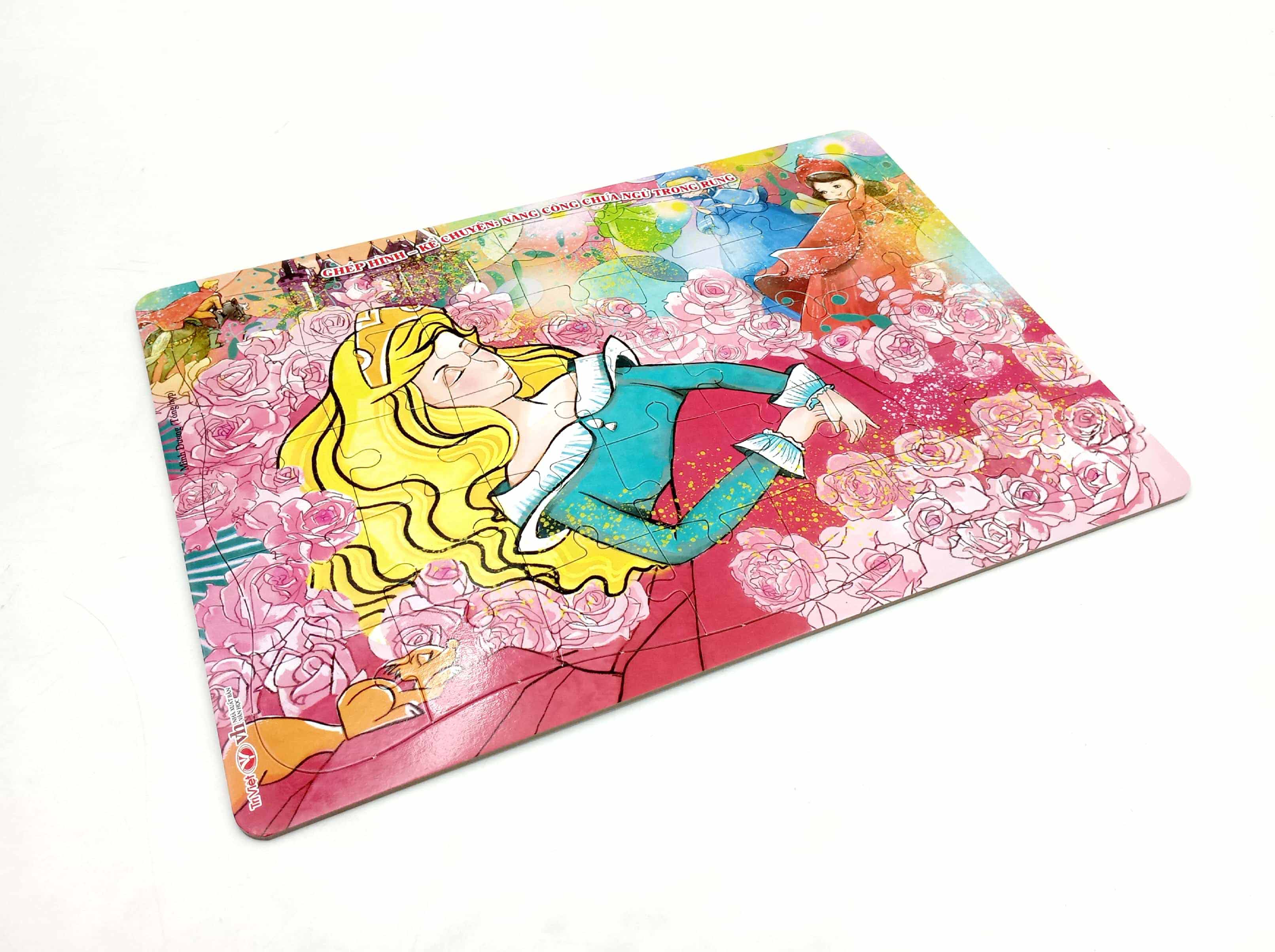 ghép hình - kể chuyện: nàng công chúa ngủ trong rừng - Ảnh 5