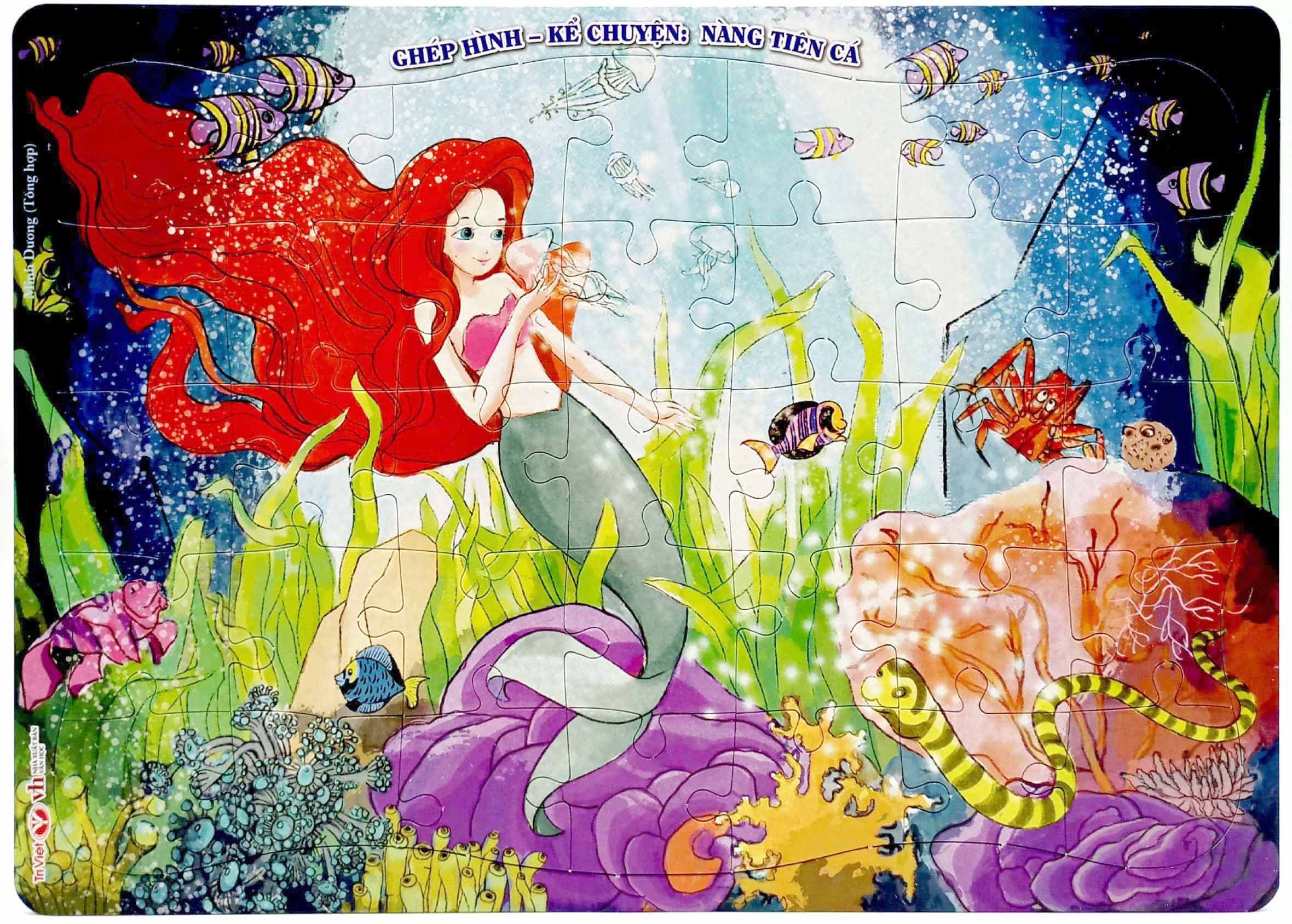 ghép hình - kể chuyện: nàng tiên cá - Ảnh 2