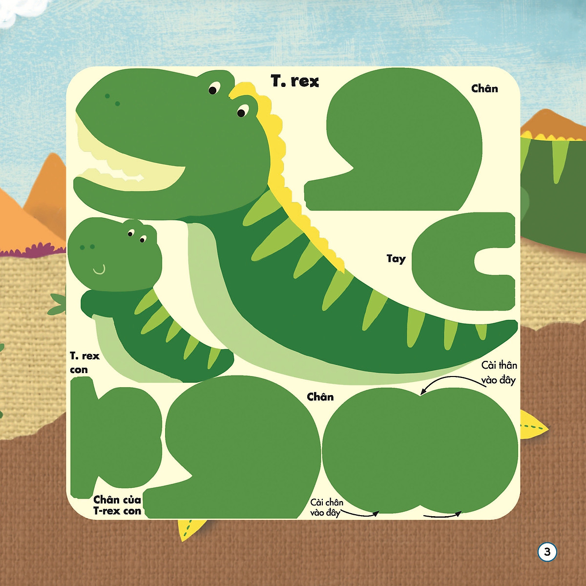 ghép hình phát triển iq - chuyện kể về khủng long - Ảnh 4