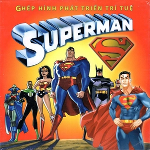 ghép hình phát triển trí tuệ - superman - Ảnh 2