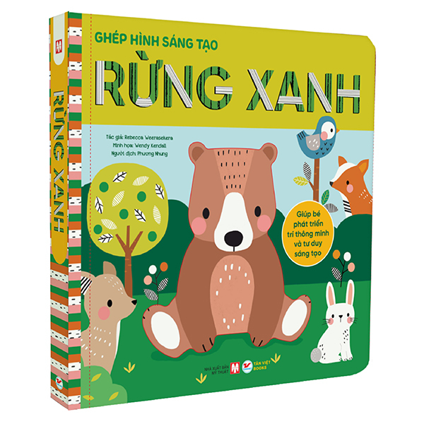 ghép hình sáng tạo - rừng xanh