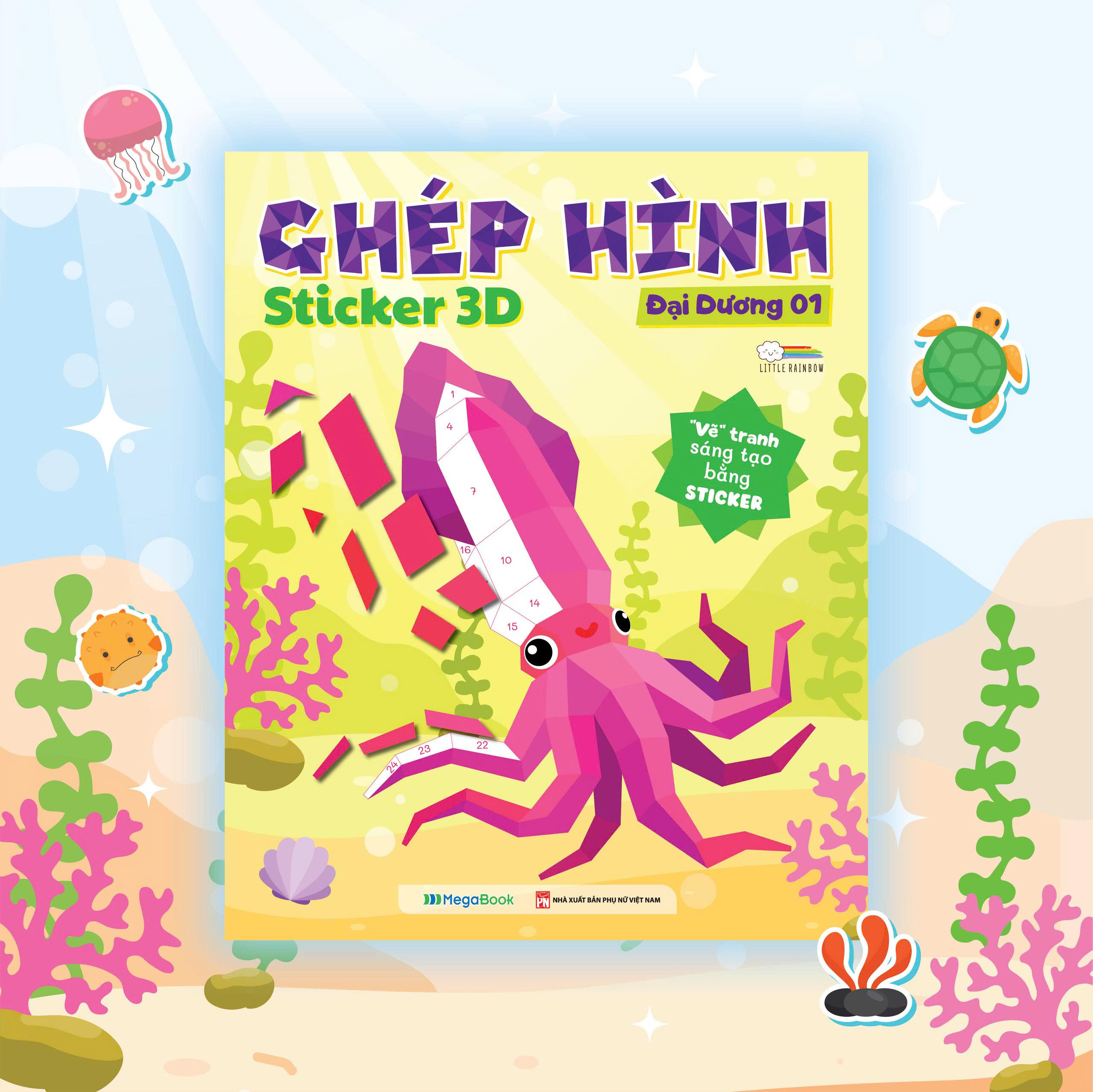 Ghép Hình Sticker 3D - Đại Dương 01 - Ảnh 2