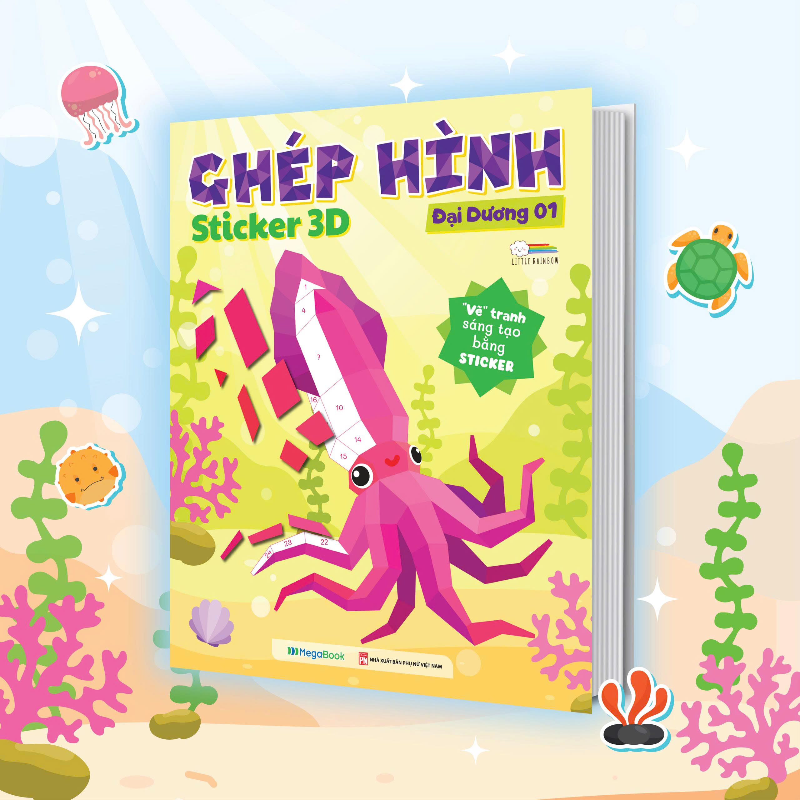Ghép Hình Sticker 3D - Đại Dương 01 - Ảnh 3