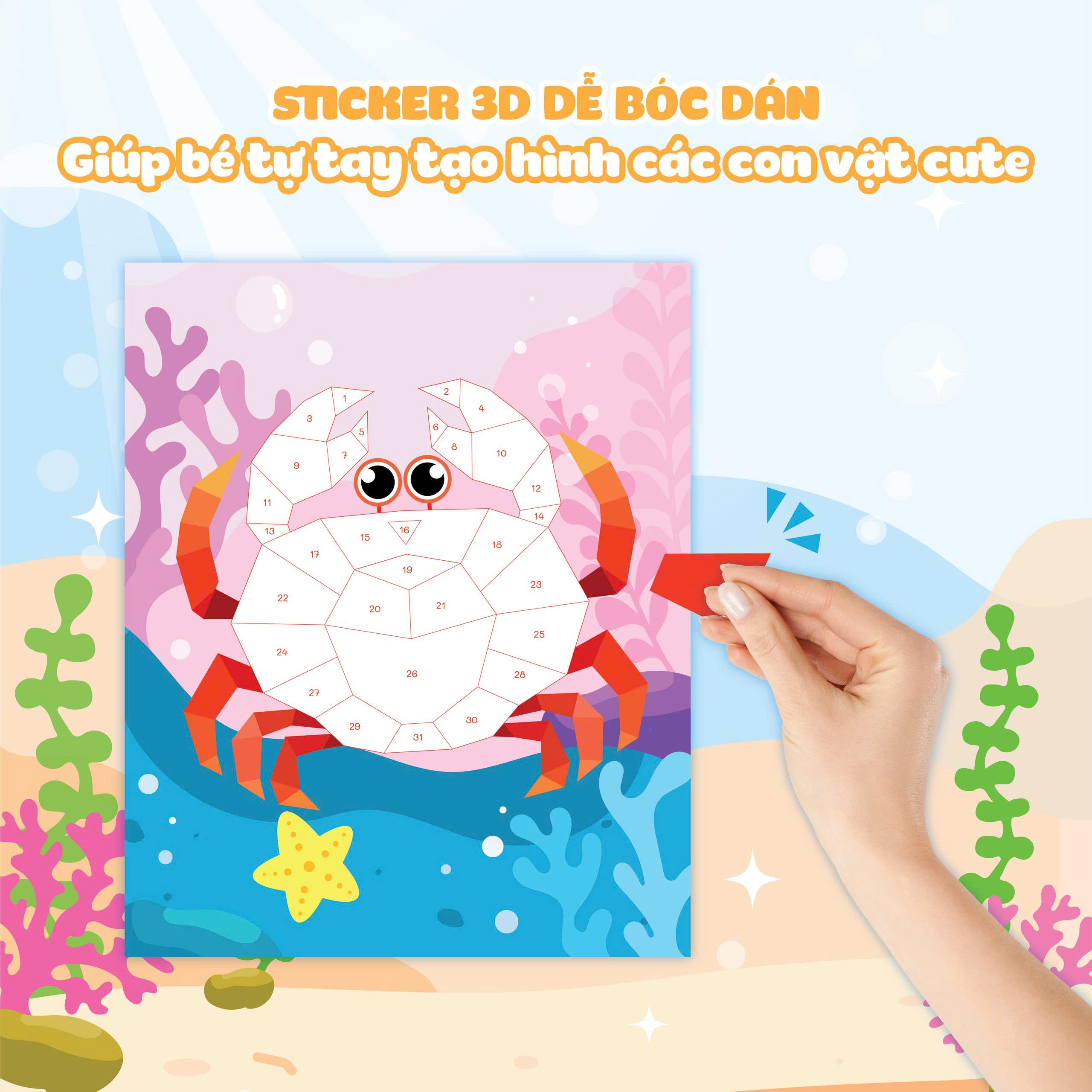 Ghép Hình Sticker 3D - Đại Dương 01 - Ảnh 5