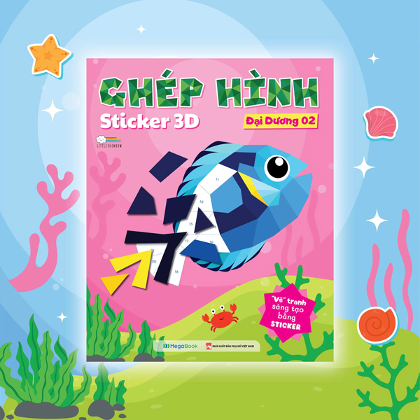 Ghép Hình Sticker 3D - Đại Dương 02