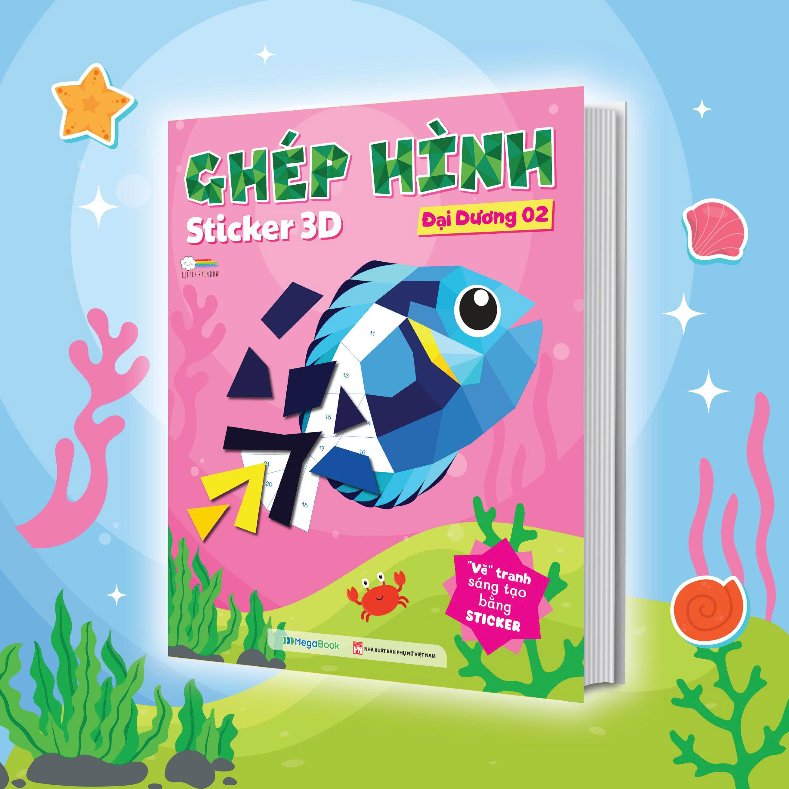 Ghép Hình Sticker 3D - Đại Dương 02 - Ảnh 3