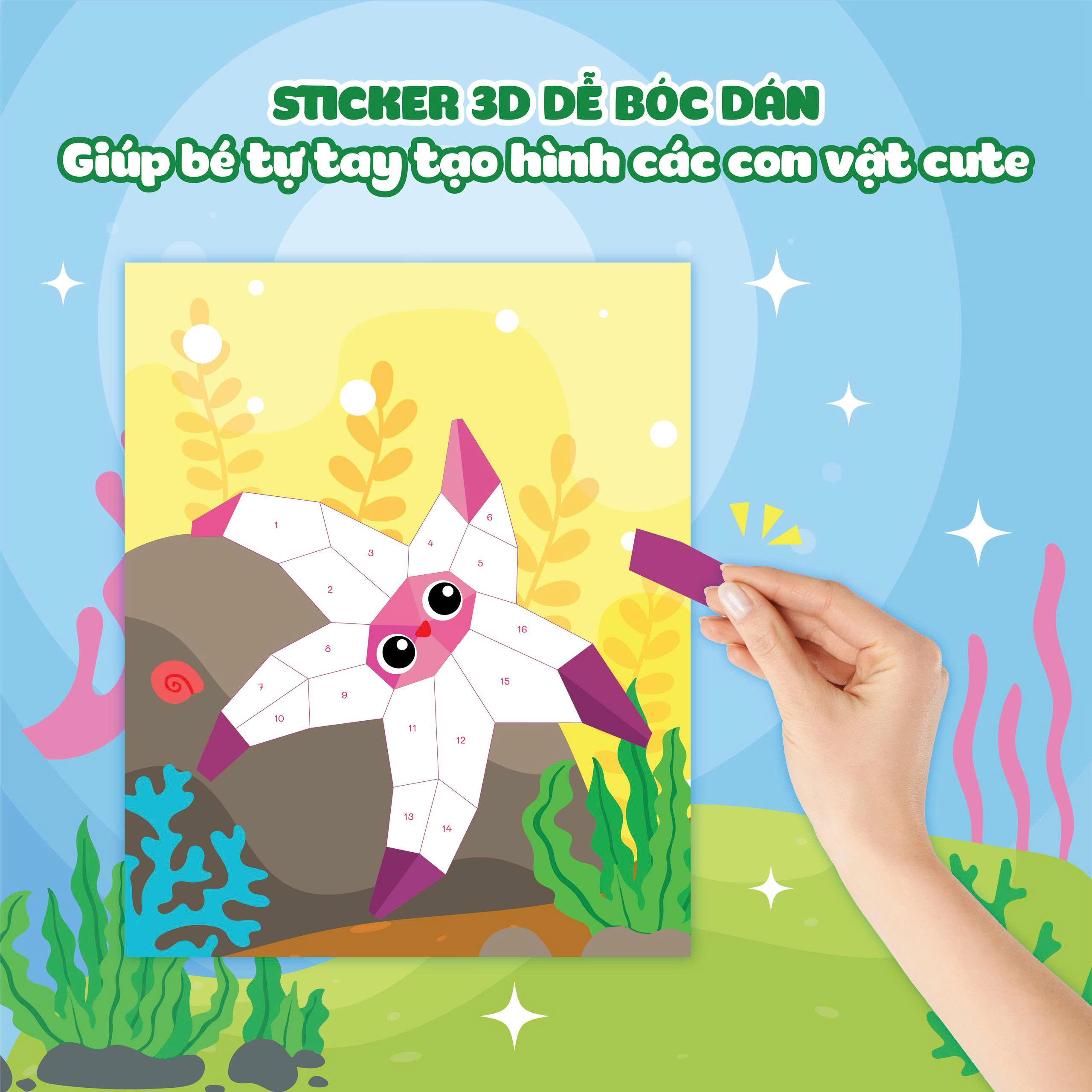 Ghép Hình Sticker 3D - Đại Dương 02 - Ảnh 5