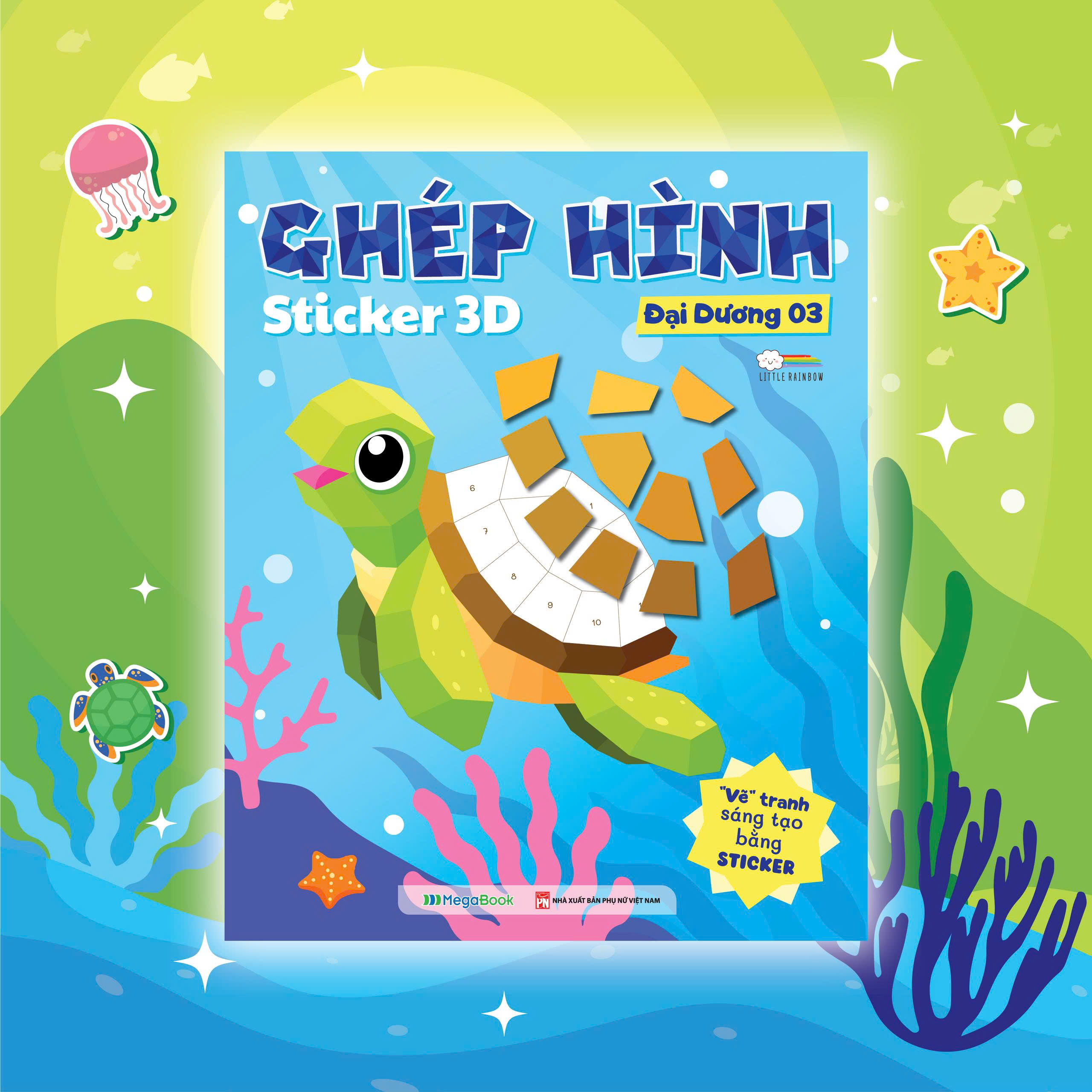 Ghép Hình Sticker 3D - Đại Dương 03 - Ảnh 2