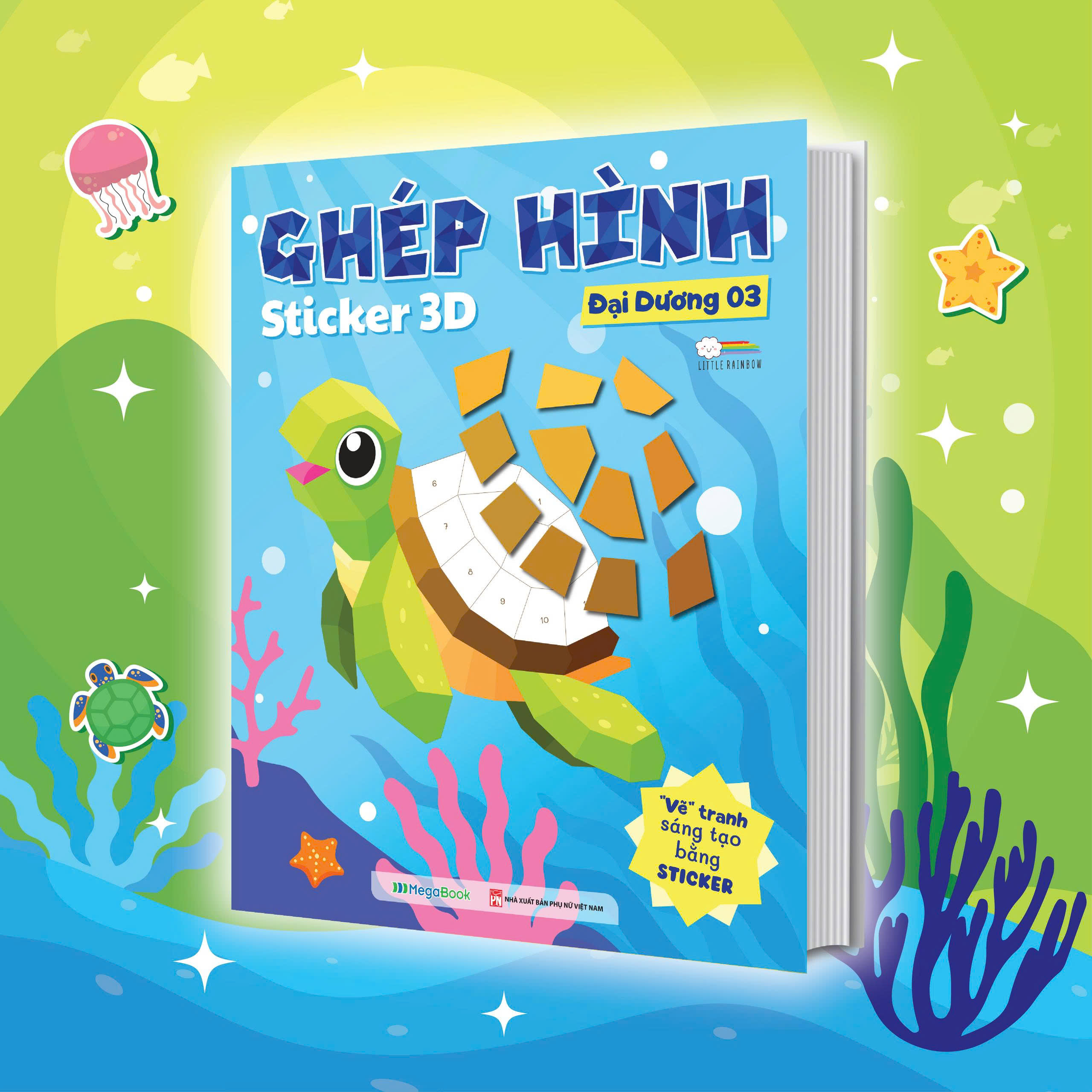 Ghép Hình Sticker 3D - Đại Dương 03 - Ảnh 3