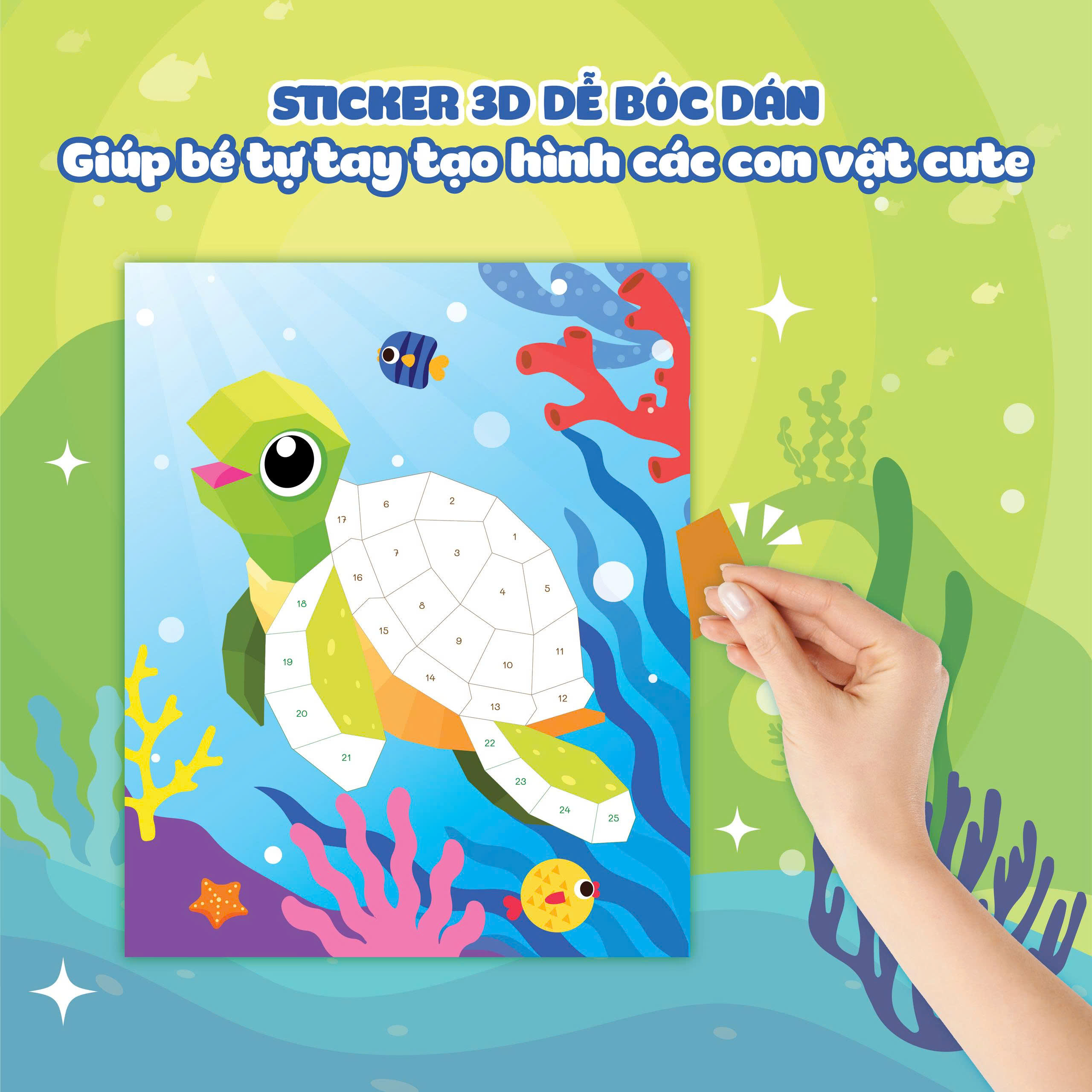 Ghép Hình Sticker 3D - Đại Dương 03 - Ảnh 5
