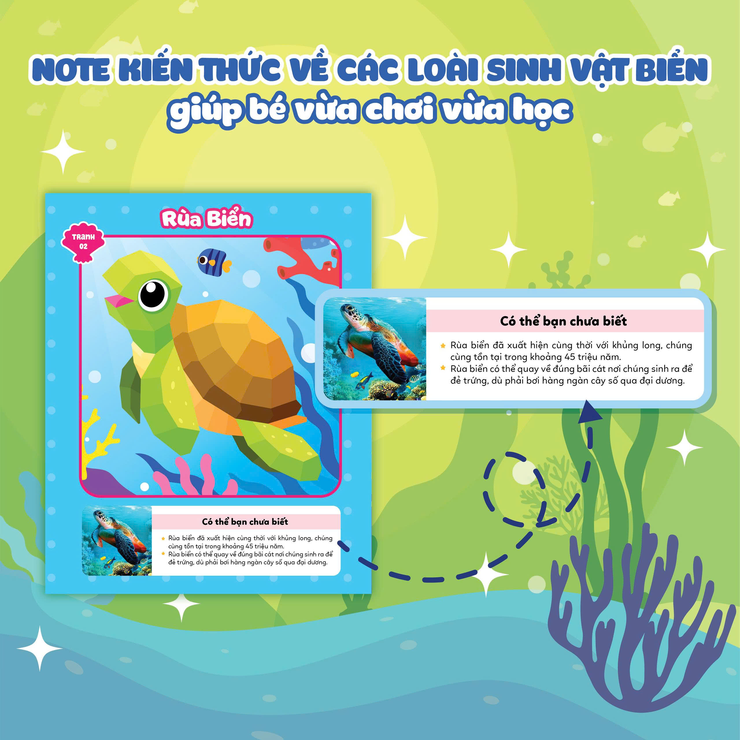 Ghép Hình Sticker 3D - Đại Dương 03 - Ảnh 6