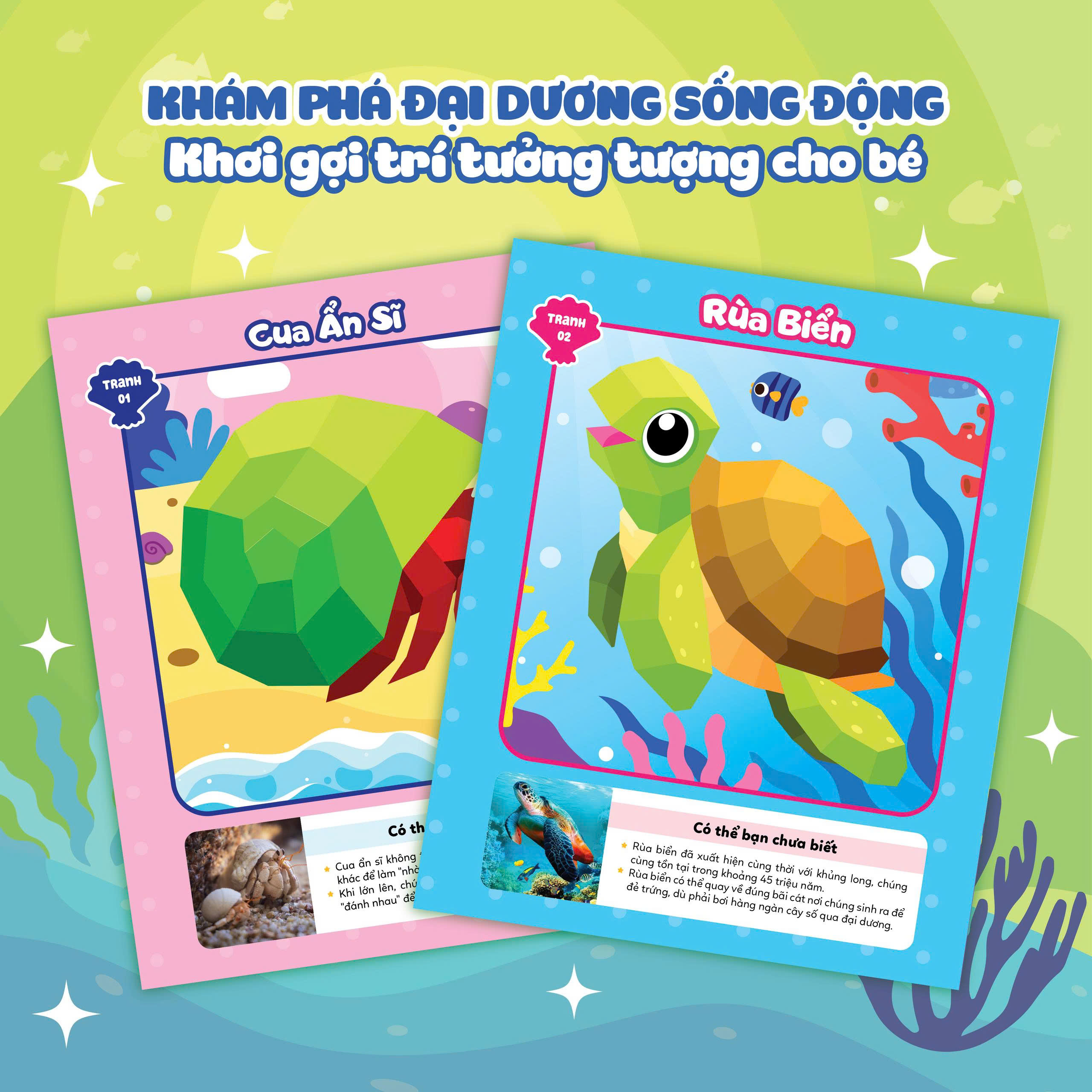 Ghép Hình Sticker 3D - Đại Dương 03 - Ảnh 7