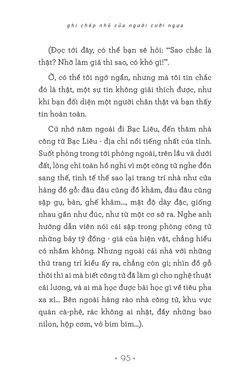 ghi chép nhỏ của người cưỡi ngựa (tái bản 2025) - Ảnh 11