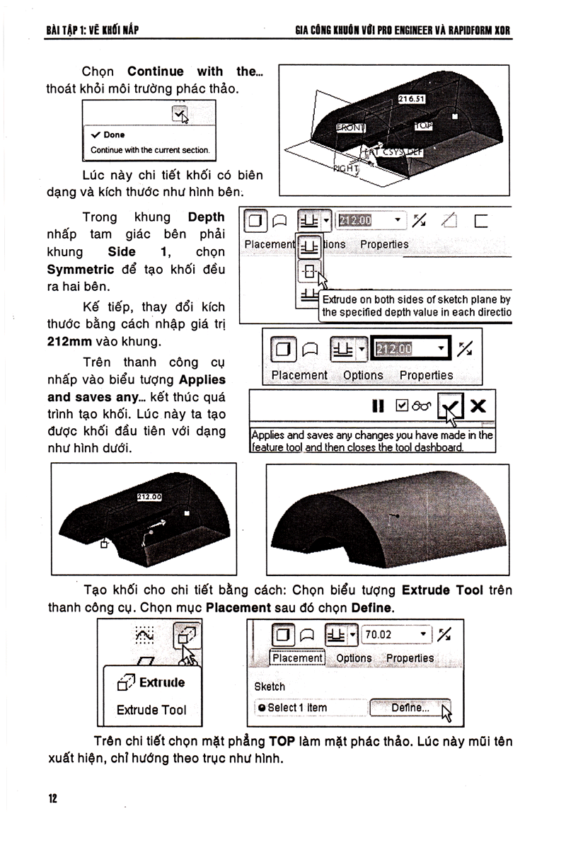 gia công khuôn với pro engineer & rapidform xor - Ảnh 11