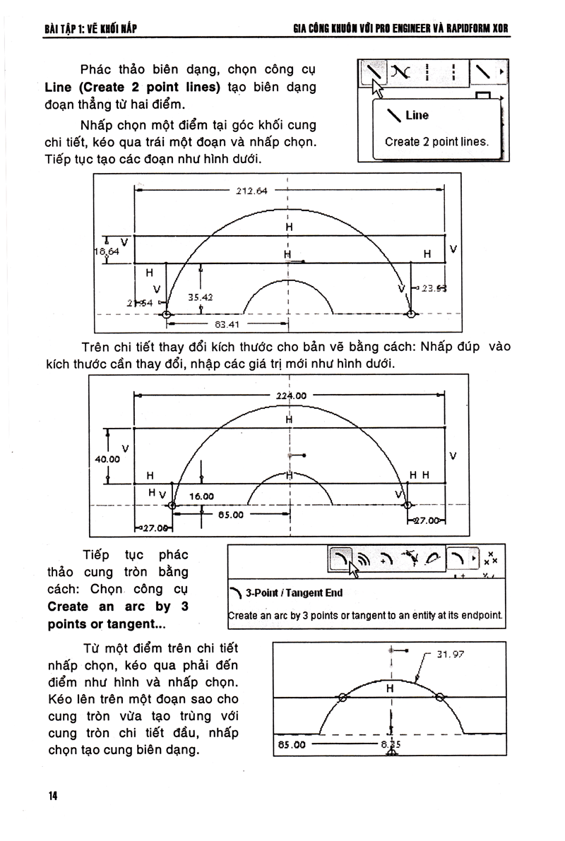 gia công khuôn với pro engineer & rapidform xor - Ảnh 13