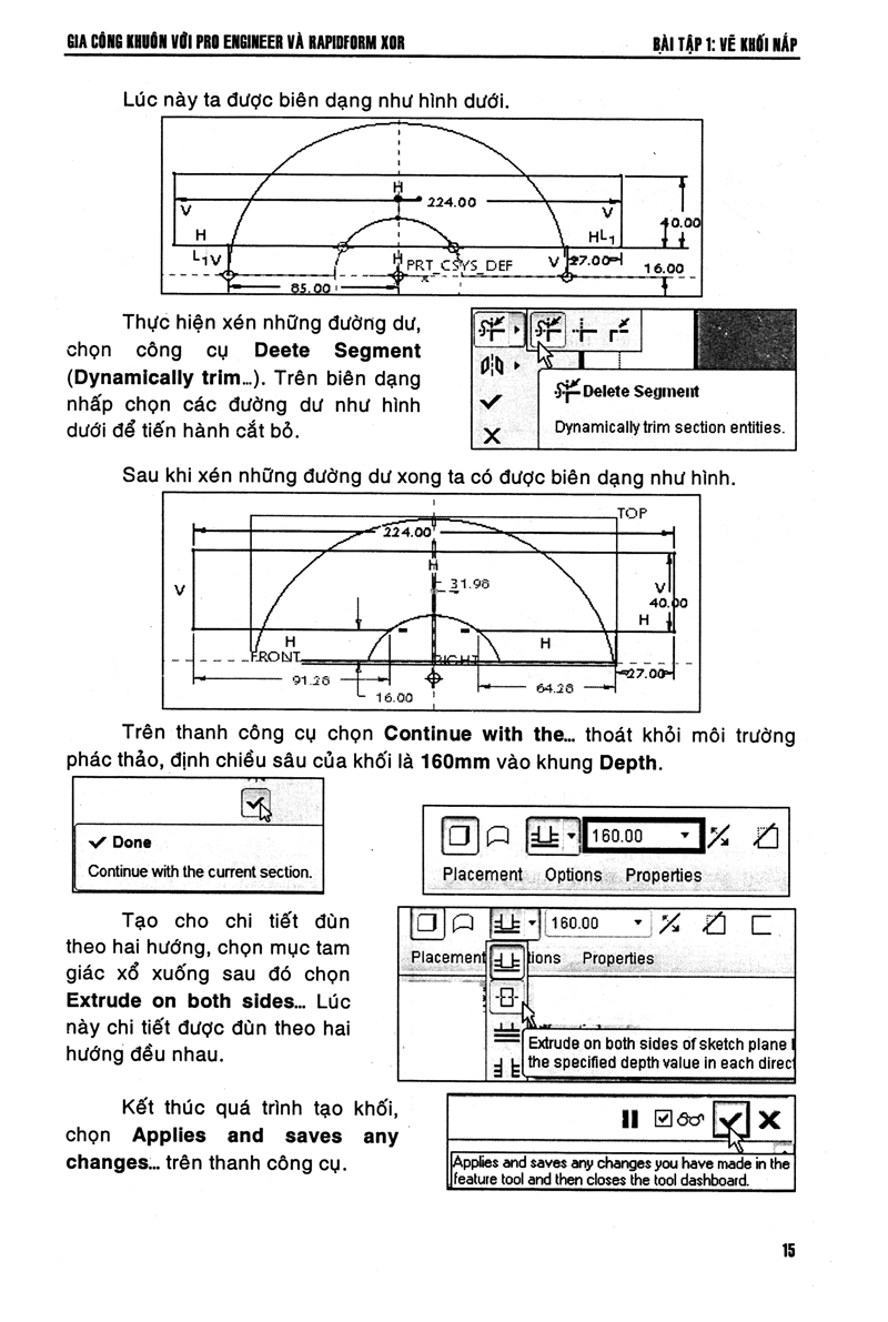 gia công khuôn với pro engineer & rapidform xor - Ảnh 14