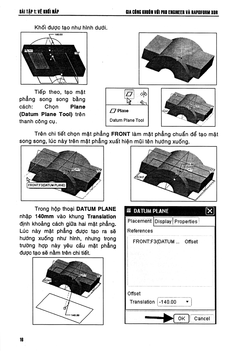 gia công khuôn với pro engineer & rapidform xor - Ảnh 15