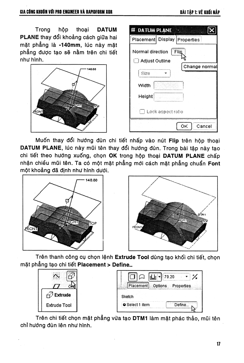 gia công khuôn với pro engineer & rapidform xor - Ảnh 16