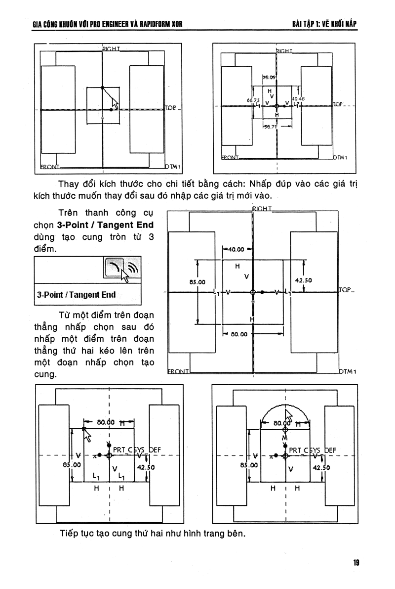 gia công khuôn với pro engineer & rapidform xor - Ảnh 18