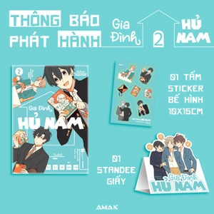 gia đình hủ nam - tập 2 - tặng kèm sticker bế hình + standee giấy bồi cứng - Ảnh 2
