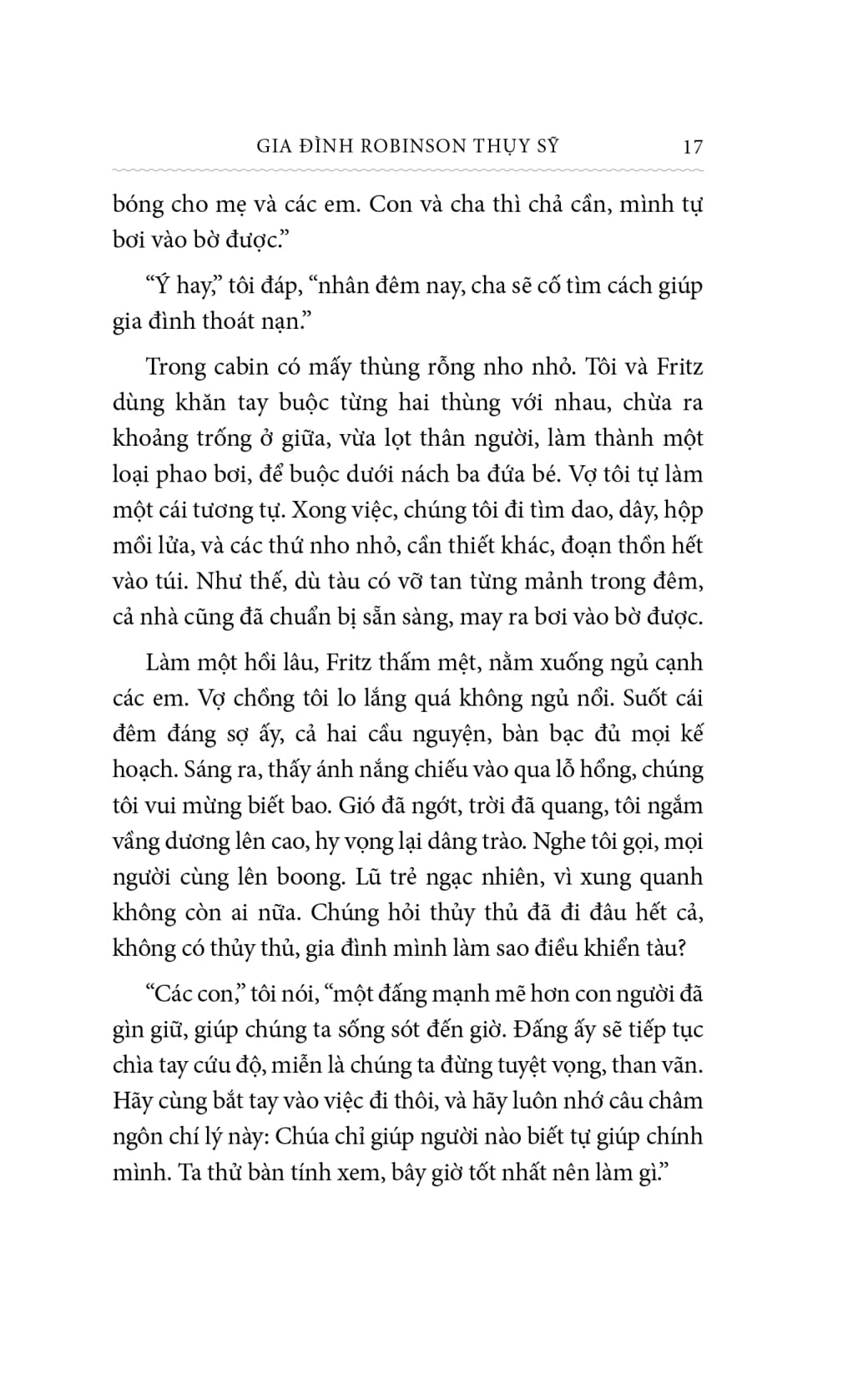 gia đình robinson thụy sỹ - bìa vải - Ảnh 12