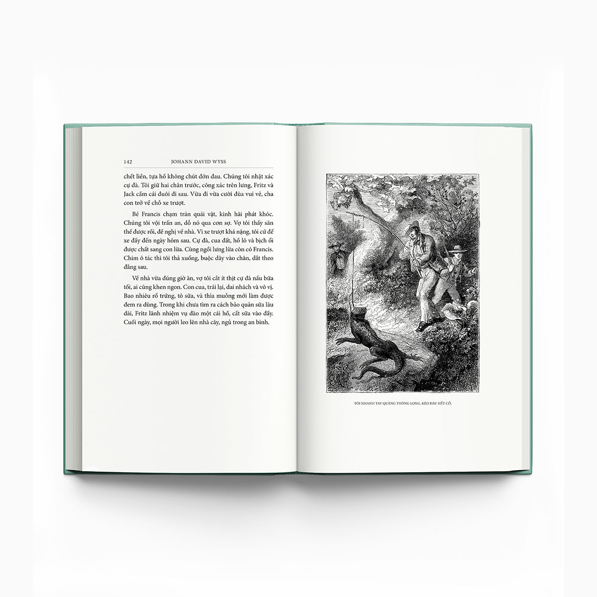 gia đình robinson thụy sỹ - bìa vải - Ảnh 5