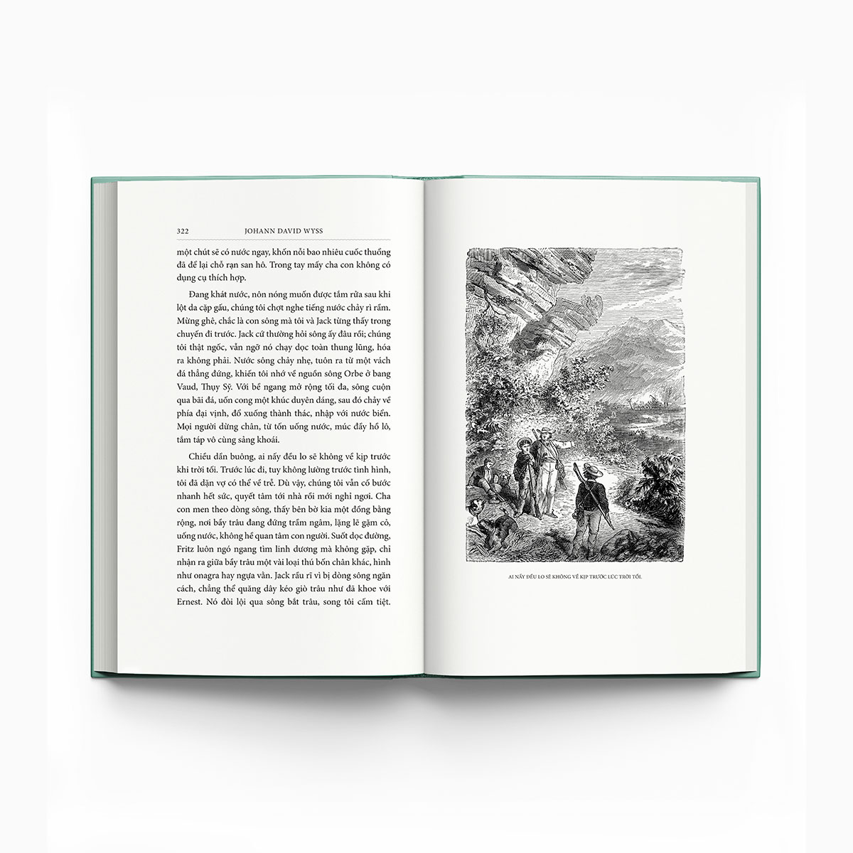 gia đình robinson thụy sỹ - bìa vải - Ảnh 6