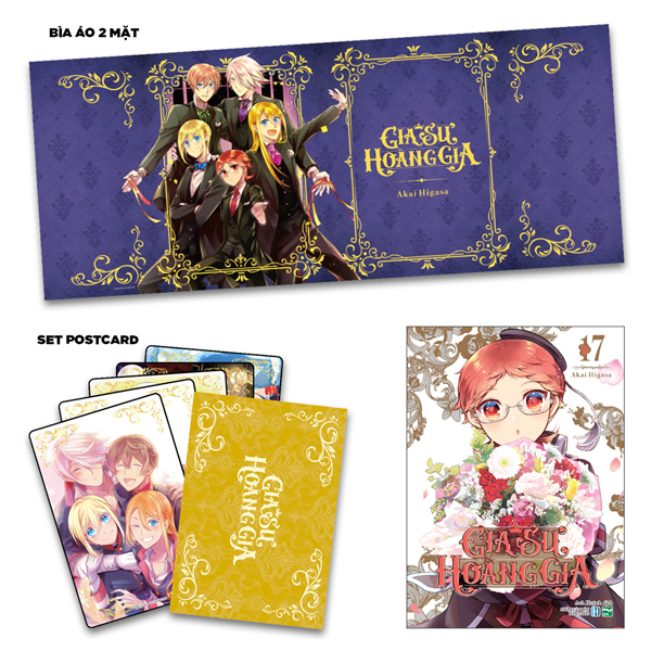 gia sư hoàng gia - tập 17 - bản đặc biệt - tặng kèm bìa áo 2 mặt + set postcard