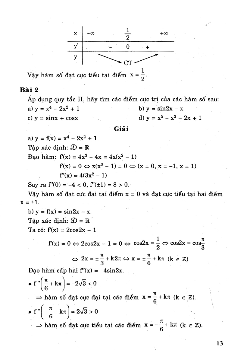 giải bài tập đại số - giải tích 12 - Ảnh 13