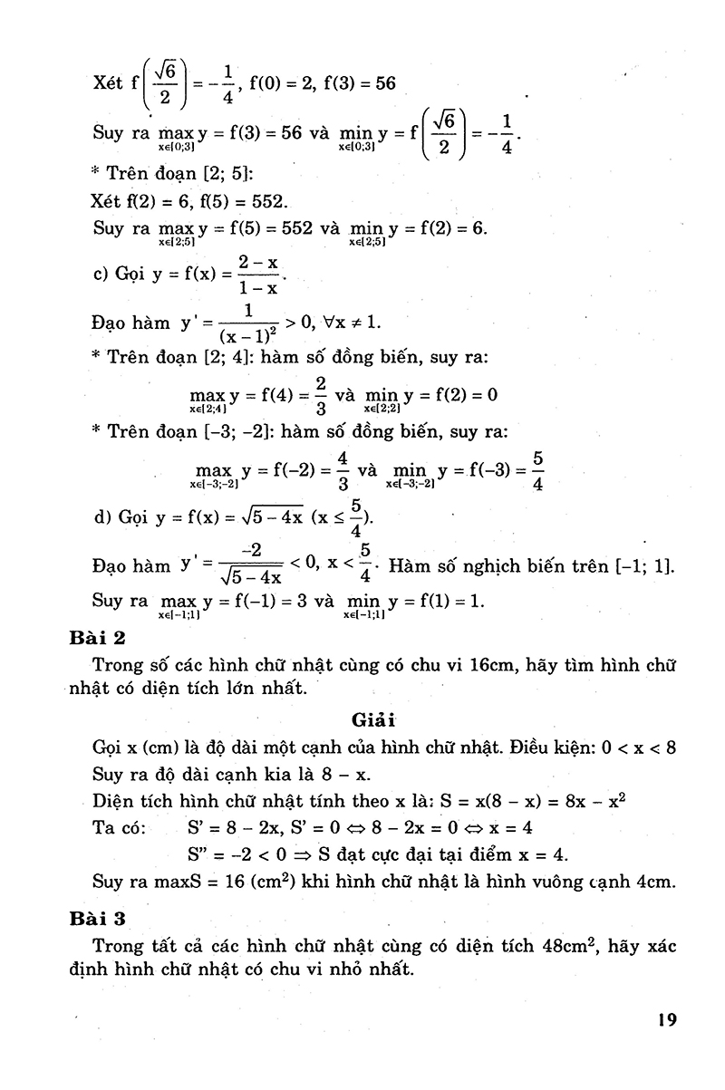 giải bài tập đại số - giải tích 12 - Ảnh 19