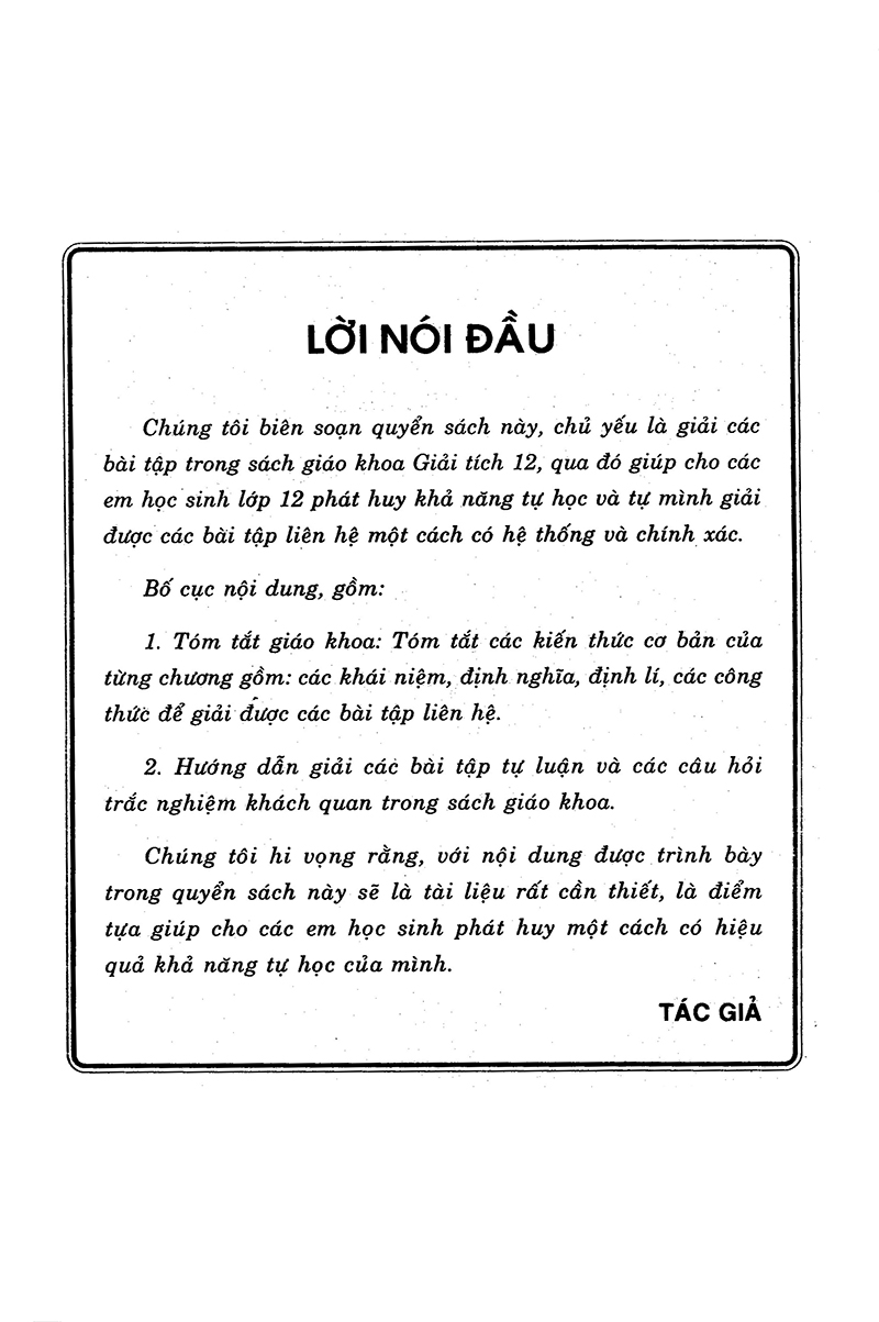 giải bài tập đại số - giải tích 12 - Ảnh 3