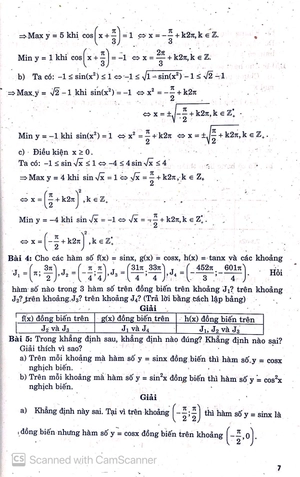 giải bài tập đại số và giải tích lớp 11 (chương trình nâng cao) - Ảnh 5