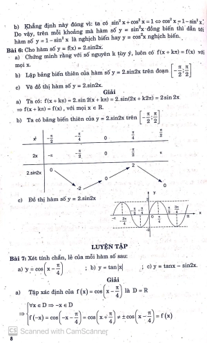 giải bài tập đại số và giải tích lớp 11 (chương trình nâng cao) - Ảnh 6