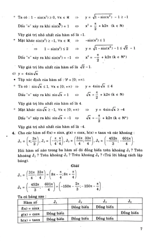 giải bài tập đại số và giải tích lớp 11 (nâng cao) (tái bản 2015) - Ảnh 6