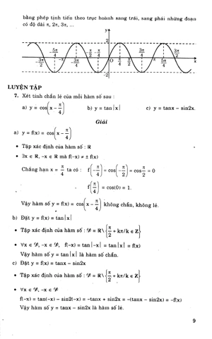 giải bài tập đại số và giải tích lớp 11 (nâng cao) (tái bản 2015) - Ảnh 8