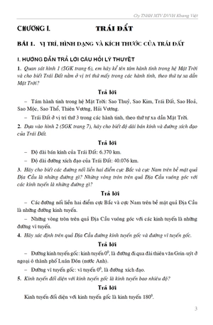 giải bài tập địa lí 6 - Ảnh 6