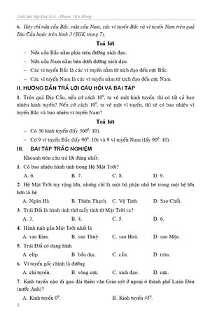 giải bài tập địa lí 6 - Ảnh 8
