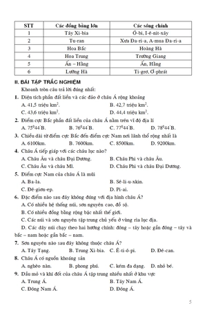 giải bài tập địa lí lớp 8 - Ảnh 7