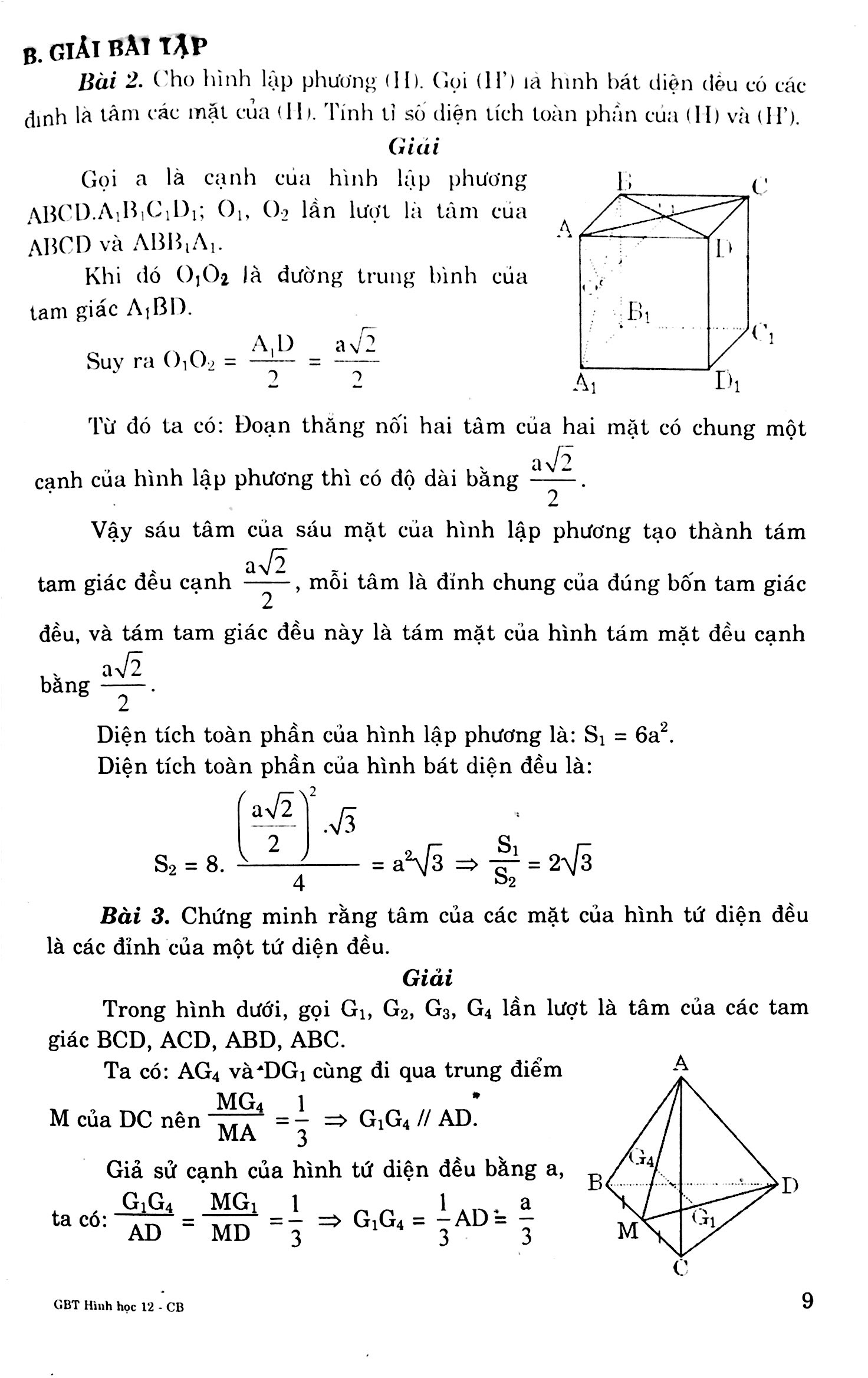 giải bài tập hình 12 cơ bản - Ảnh 7