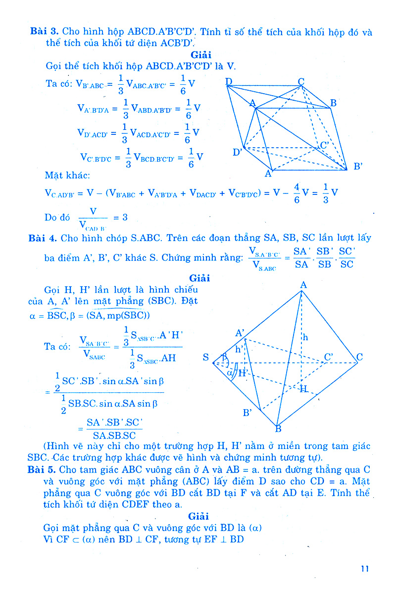 giải bài tập hình học lớp 12 (chương trình chuẩn) - Ảnh 9