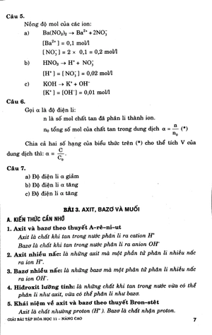 giải bài tập hóa học lớp 11 (nâng cao) - Ảnh 4