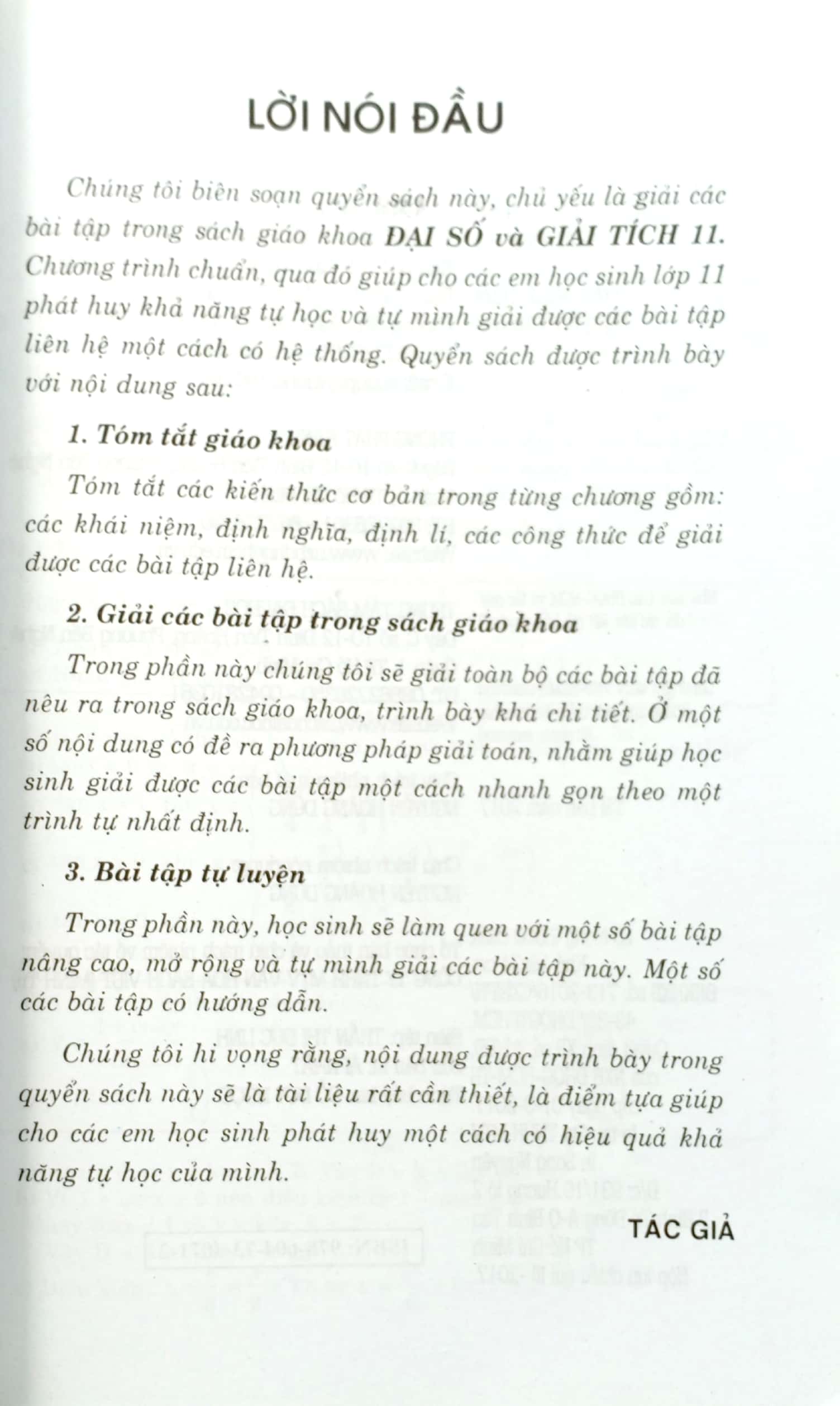 giải bài tập toán 11 - đại số giải tích - Ảnh 3