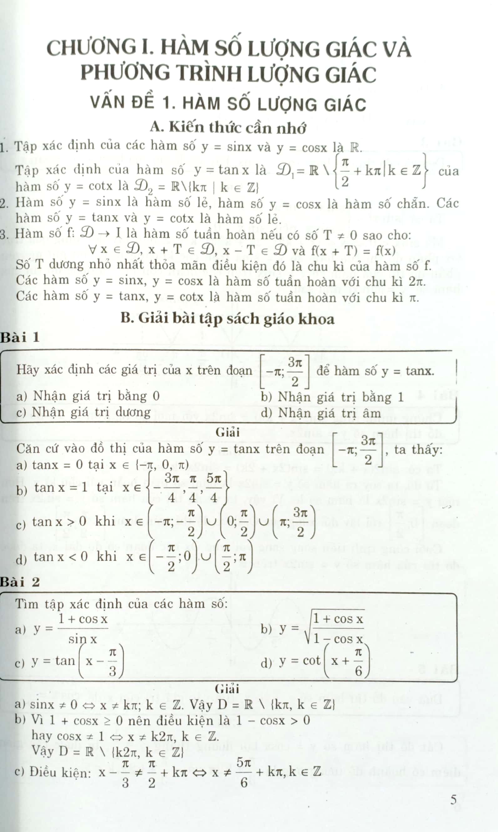giải bài tập toán 11 - đại số giải tích - Ảnh 5
